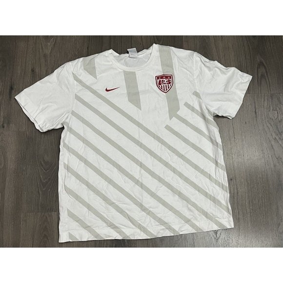 Nike Other - Nike US Soccer T Shirt XL White Gray - Pin Hole